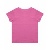 Biologisch T-shirt Bright pink 3/6M
