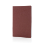 Salton A5 GRS certified recycled paper notebook, cherry red