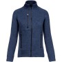 Heather damesvest met rits Navy Melange XS