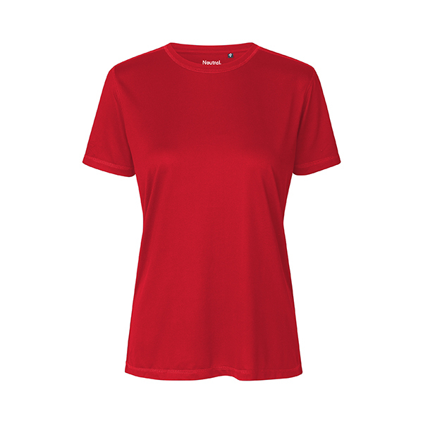 Neutral recycled ladies sportshirt-Red-XS