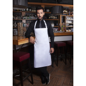 BLS 4 Bib Apron Basic with Buckle - white - Stck