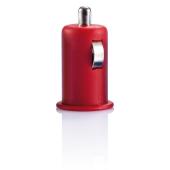 Mini USB autolader, rood Mini USB autolader, rood