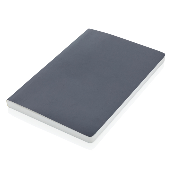 Impact softcover steenpapier notitieboek A5, antraciet