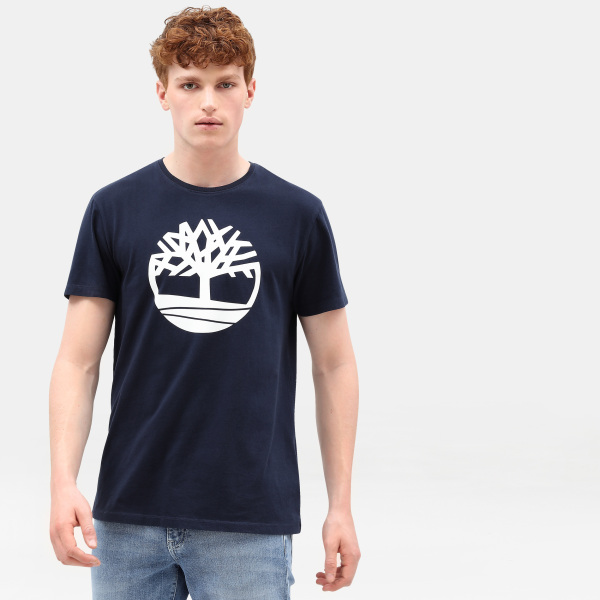Biologisch T-Shirt Brand Tree Black S