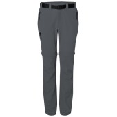 Ladies' Zip-Off Trekking Pants - carbon - XXL