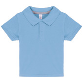 Baby polo korte mouwen Sky Blue 3M