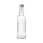 Glazen fles met 330 ml bronwater