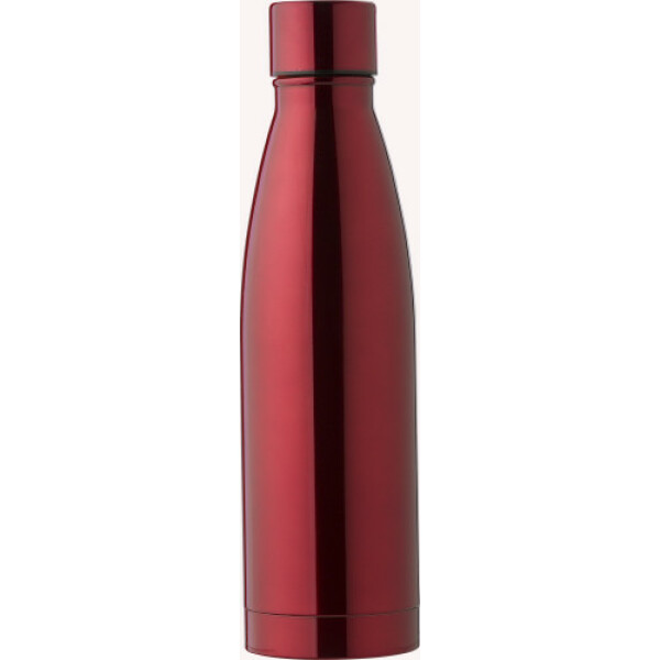 Doppelwandige Trinkflasche aus Edelstahl Marcelino Rot