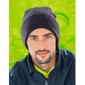 Recycled Woolly Ski Hat - Charcoal - One Size