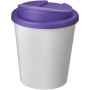Americano® Espresso 250 ml tumbler with spill-proof lid - White/Purple