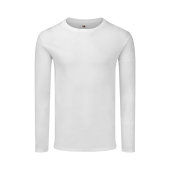 Wit T-Shirt Volwassene Iconic Long Sleeve T