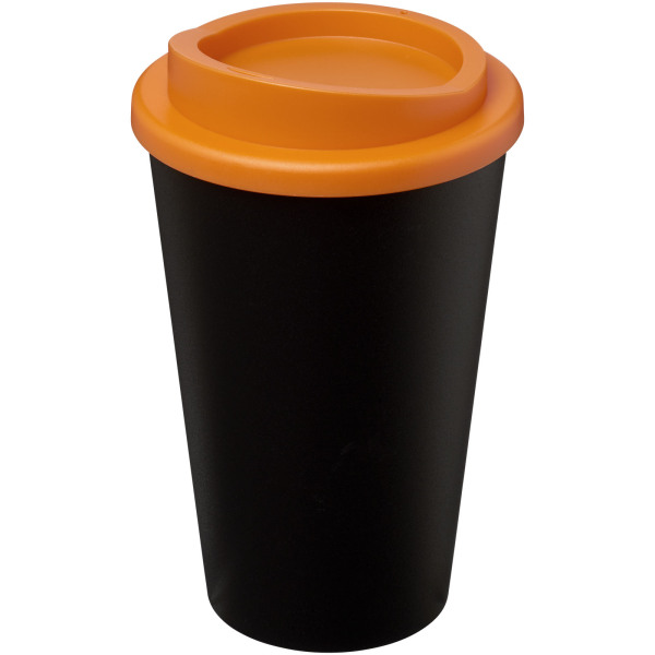 Americano® 350 ml insulated tumbler - Orange/Solid black