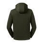 Sweater met capuchon en opstaande kraag Pure Organic Dark Olive 3XL