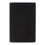 Softcover PU notebook with coloured edge, light blue
