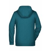 Ladies' Zip Hoody - petrol-melange - XS