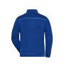 Men's Knitted Workwear Fleece Jacket - SOLID - - dark-royal-melange/navy - 6XL