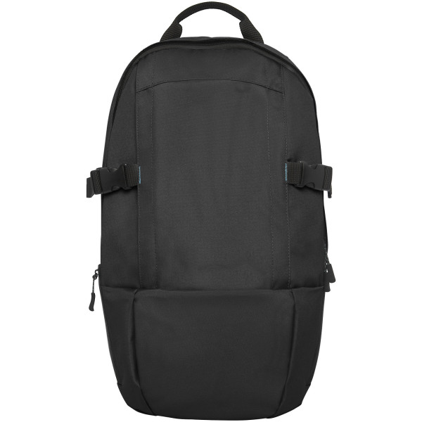 Baikal 15" GRS RPET laptop backpack 8L - Solid black