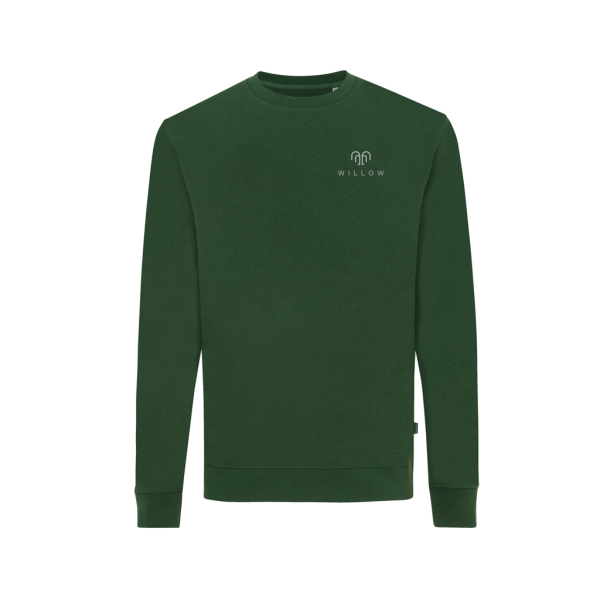 Iqoniq Zion gerecycled katoen sweater, forest green (XL)