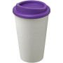 Americano® Eco 350 ml recycled tumbler - White/Purple