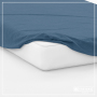 T1-FS100 Fitted sheet Single beds - Indigo Blue