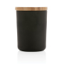 Ukiyo luxe geurkaars met bamboe deksel, zwart