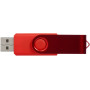 Rotate metallic USB - Donkerrood - 32GB