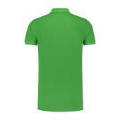 L&S Polo Basic Cot/Elast SS for him lime XL