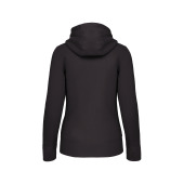 Damessweater met rits en capuchon Dark Grey L