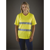 Top Cool - Hi-Vis T-shirt V-hals Hi Vis Yellow M
