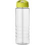H2O Active® Treble 750 ml sportfles met tuitdeksel - Transparant/Lime
