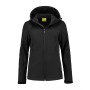 L&S Jacket Hooded Softshell for her Black XL