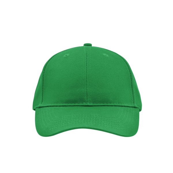 MB6118 Brushed 6 Panel Cap - fern-green - one size