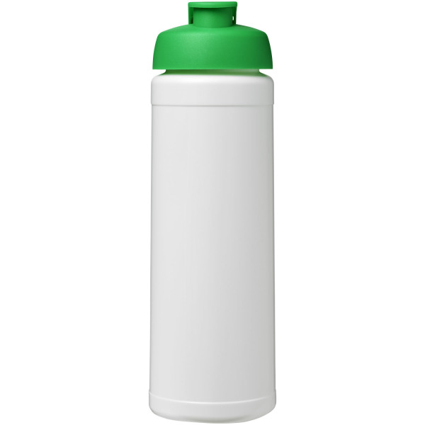 Baseline® Plus 750 ml flip lid sport bottle - White/Green