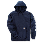 Midweight signature sleeve logo hooded sweatshirt Midweight signature sleeve logo hooded sweatshirt