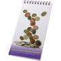 Desk-Mate® 1/3 A4 spiraal notitieboek - Wit/Zwart - 50 pages