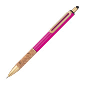 Pen met grip van kurk
