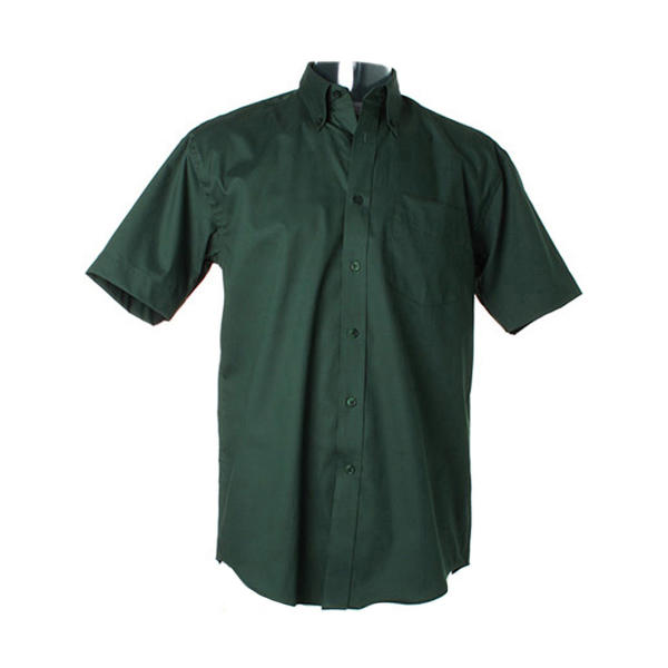 Classic Fit Premium Oxford Shirt SSL - Bottle Green - S