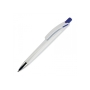 Ball pen Riva hardcolour - White / Dark Blue