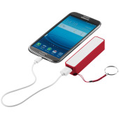 Jive powerbank 2000 mAh - Rood/Wit