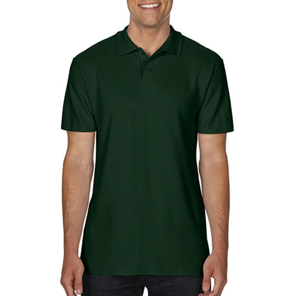 Softstyle Adult Pique Polo - Forest Green - S