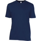 Buisvormig T-shirt voor volwassenen met print Softstyle Navy L