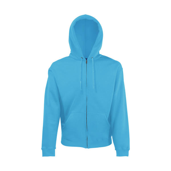 Classic Hooded Sweat Jacket - Azure Blue - XL