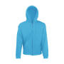 Classic Hooded Sweat Jacket - Azure Blue - S