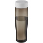 H2O Active® Eco Tempo waterfles van 700 ml met schroefdop - Wit/Charcoal