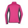Ladies' Structure Fleece Jacket - pink/carbon - S