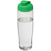 H2O Active® Tempo 700 ml sportfles met flipcapdeksel - Transparant/Groen