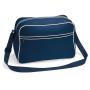 Retro Shoulder Bag French Navy / White One Size