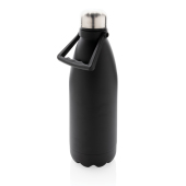 1.5L vacuüm geïsoleerde roestvrijstalen fles, zwart