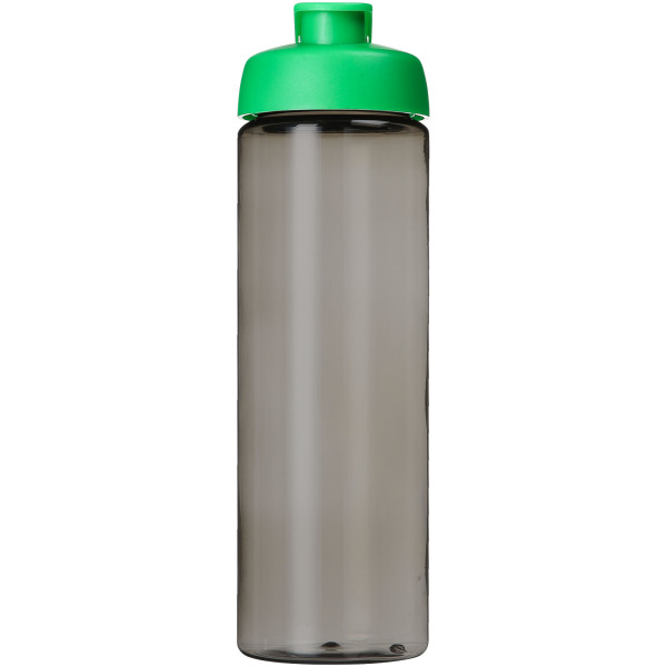 H2O Active® Eco Vibe 850 ml flip lid sport bottle - Charcoal/Green