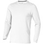 Ponoka biologisch heren t-shirt met lange mouwen - Wit - 2XL